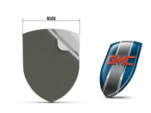 GMC Fensteraufkleber Stilvoll Minimal Universal Auto